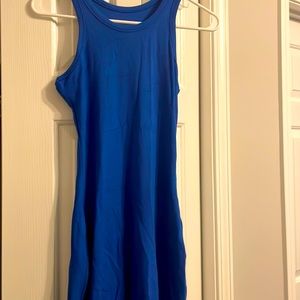 New XS casual blue dress.